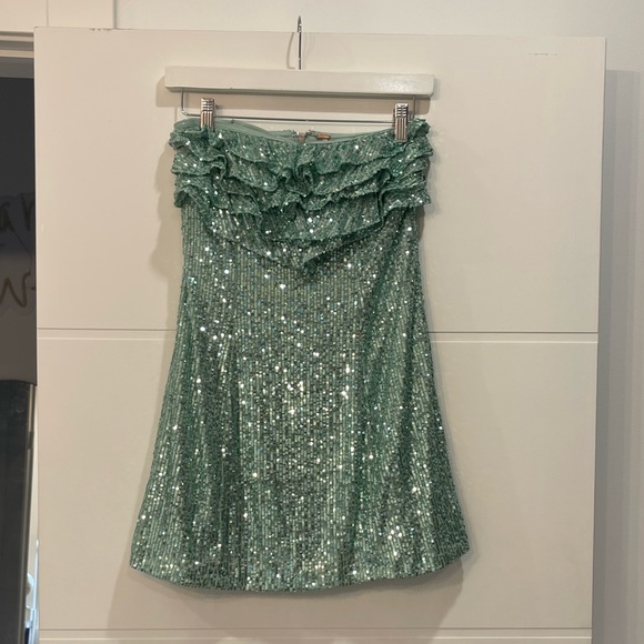 FREE PEOPLE FRIDA RUFFLE DRESS BNWT - Picture 5 of 5